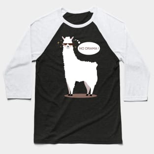 Llama No Drama Baseball T-Shirt